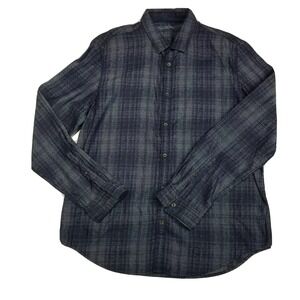 Calvin Klein Jeans Mens Collar Shirt Size Large Long Sleeve Blue